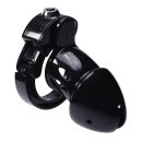 Klatka na penisa ABS Advanced Locking Mechanism z kłódką - długość wewnętrzna 8 cm, średnica wewnętrzna 3,5 cm - 1