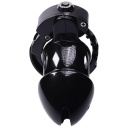 Klatka na penisa ABS Advanced Locking Mechanism z kłódką - długość wewnętrzna 8 cm, średnica wewnętrzna 3,5 cm - 2