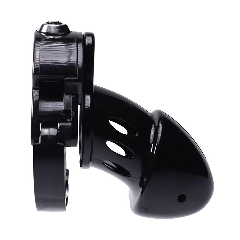 Klatka na penisa ABS Advanced Locking Mechanism z kłódką - długość wewnętrzna 8 cm, średnica wewnętrzna 3,5 cm - 3