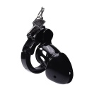 Klatka na penisa ABS Advanced Locking Mechanism z kłódką - długość wewnętrzna 8 cm, średnica wewnętrzna 3,5 cm - 4