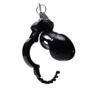 Klatka na penisa ABS Advanced Locking Mechanism z kłódką - długość wewnętrzna 8 cm, średnica wewnętrzna 3,5 cm - 5