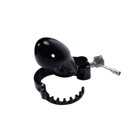 Klatka na penisa ABS Advanced Locking Mechanism z kłódką - długość wewnętrzna 8 cm, średnica wewnętrzna 3,5 cm - 6