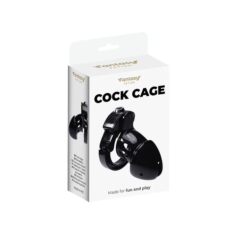 Klatka na penisa ABS Advanced Locking Mechanism z kłódką - długość wewnętrzna 8 cm, średnica wewnętrzna 3,5 cm - 7