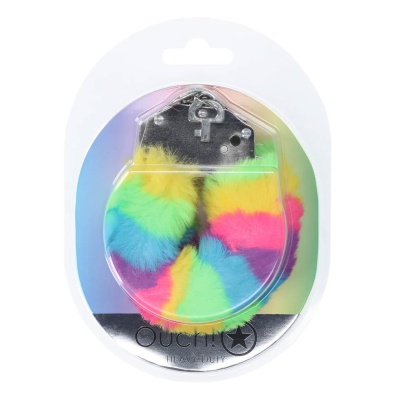 Heavy-duty Fluffy Handcuffs - Multicolor 1 - 1 2