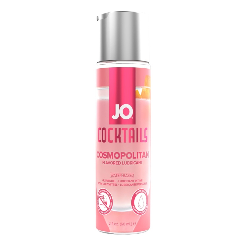 Lubrykant na bazie wody Eropartner H2O Cocktails Cosmopolitan 60 ml z różową etykietą - 1