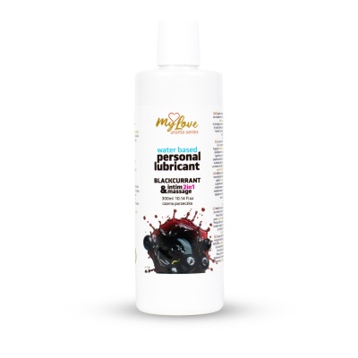 Lubrykant i żel do masażu Aroma Series Intim & Massage 2 w 1 Blackcurrant 300 ml - 1