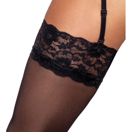 Stockings black S - 6