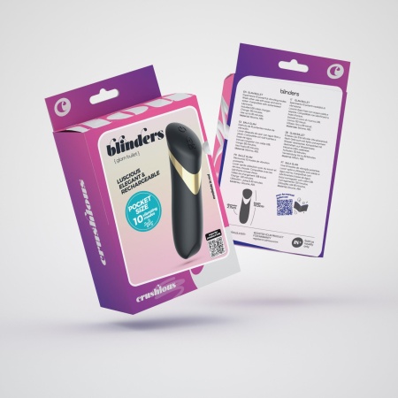 Wibrator punktowy Blinders ładowany 10.2 cm czarny - 6