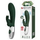 Wibrator króliczek Naughty Bunny BW-500071DC z podwójnym silnikiem i 30 trybami wibracji, silikon medyczny, ładowanie USB - 1