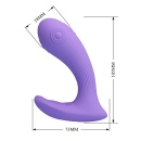 Wibrator Andromeda 10,5 cm, 7 trybów wibracji i pulsacji - 10