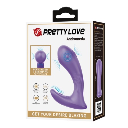 Wibrator Andromeda 10,5 cm, 7 trybów wibracji i pulsacji - 11