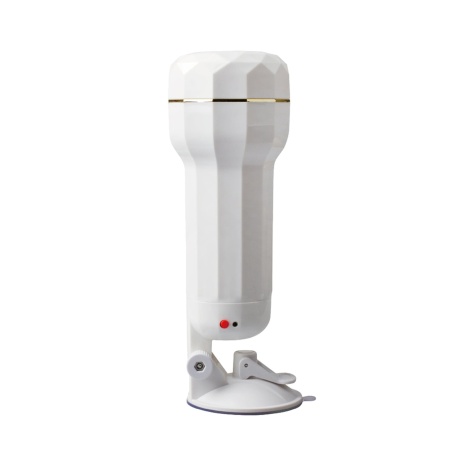 Masturbator MX Dream Cup White z wielopunktową regulacją wibracji, 26,5 × 9 × 9 cm - 2