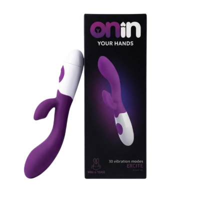 Rabbit vibrator - purple - 1