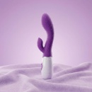 Wibrator typu króliczek Rabbit - fioletowy, 30 programów wibracji, silikon medyczny, wymiary: nieokreślone - 3