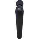 Palm Power Extreme Black – Różdżka do masażu z elastyczną główką, 7 trybami wibracji i blokadą przycisków, długość 26,5 cm - 6