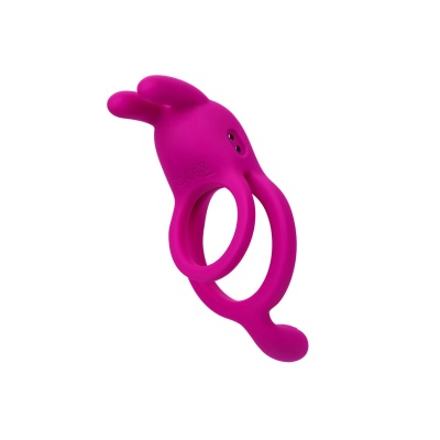 Wibrator pierścieniowy Ring Touch z wibrującymi uszkami i dwoma silnikami – 14 cm - 1