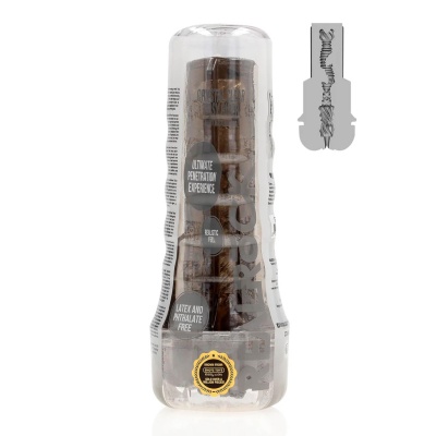 Masturbator manualny Easy Rider - kanał waginalny z miękkiego TPE, 21,5 cm - 1