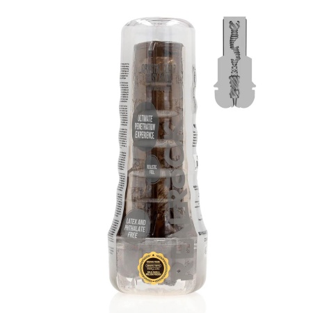 Masturbator manualny Easy Rider - kanał waginalny z miękkiego TPE, 21,5 cm - 1