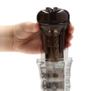 Masturbator manualny Easy Rider - kanał waginalny z miękkiego TPE, 21,5 cm - 6