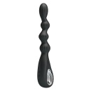 Elastyczny wibrator analny Federer - 12 wibracji, 22 cm - 2