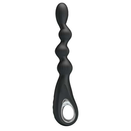 Elastyczny wibrator analny Federer - 12 wibracji, 22 cm - 3