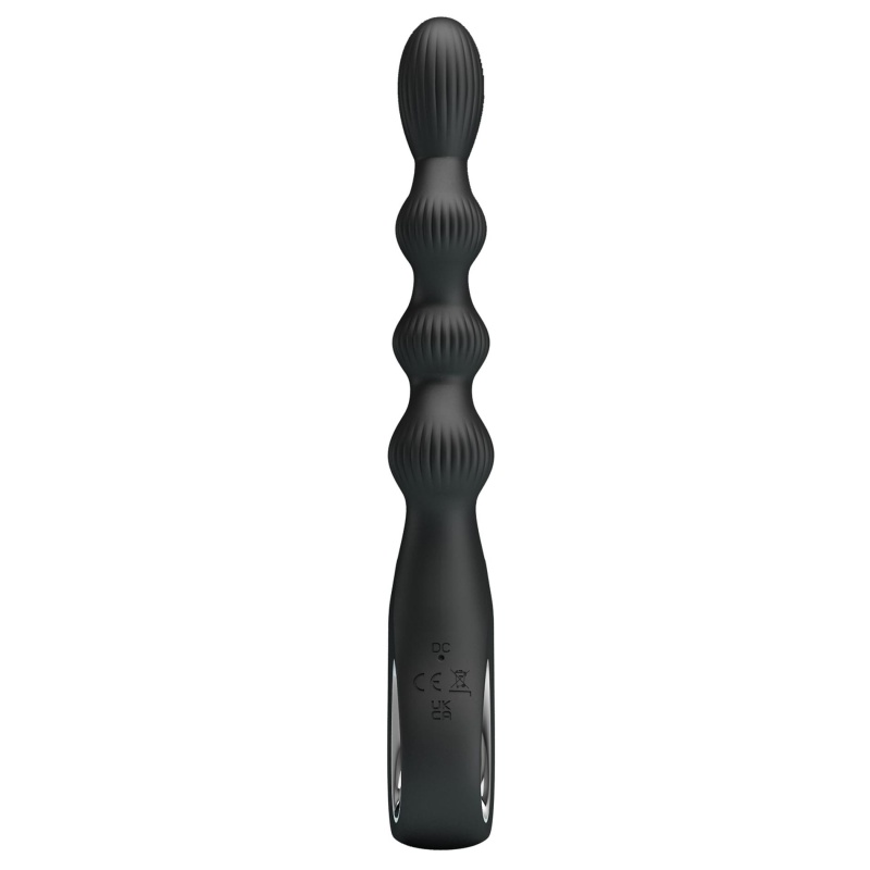 Elastyczny wibrator analny Federer - 12 wibracji, 22 cm - 4