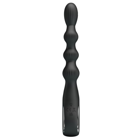 Elastyczny wibrator analny Federer - 12 wibracji, 22 cm - 4