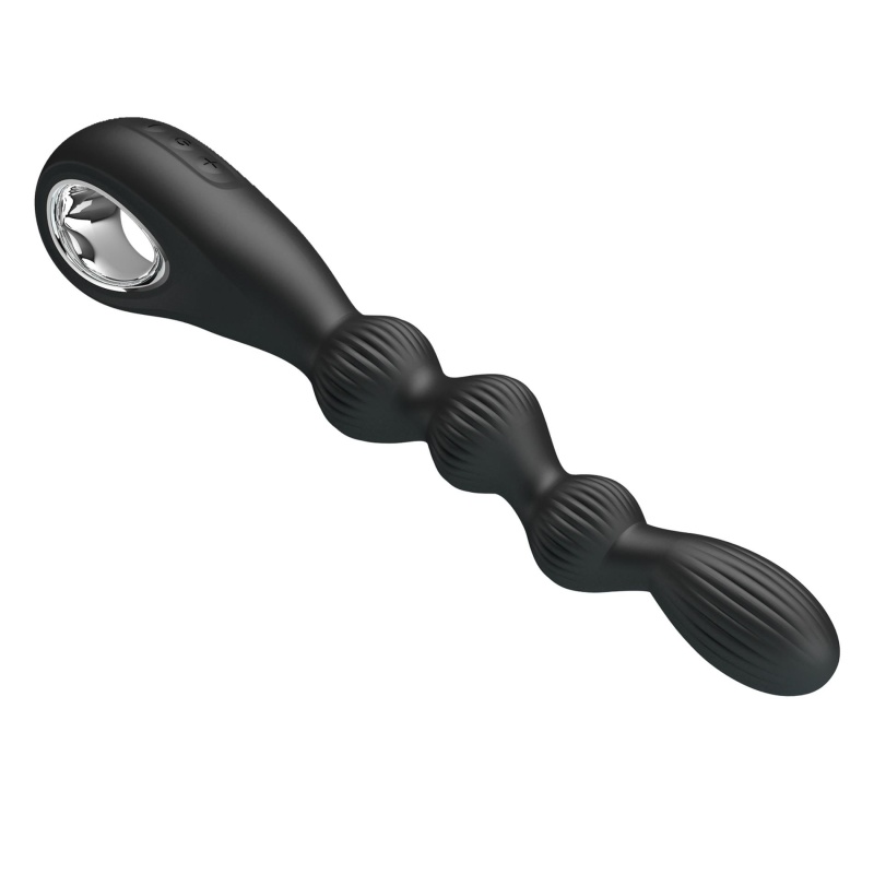 Elastyczny wibrator analny Federer - 12 wibracji, 22 cm - 5