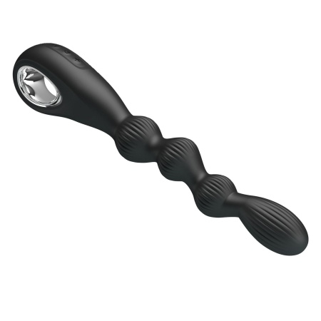 Elastyczny wibrator analny Federer - 12 wibracji, 22 cm - 5