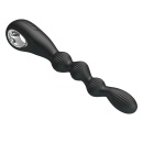 Elastyczny wibrator analny Federer - 12 wibracji, 22 cm - 5