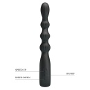 Elastyczny wibrator analny Federer - 12 wibracji, 22 cm - 7