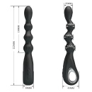 Elastyczny wibrator analny Federer - 12 wibracji, 22 cm - 8