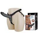 Strap-On Landon Hollow 18 cm z regulowaną nylonową uprzężą - 1