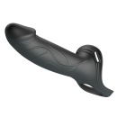 Strap-On Landon Hollow 18 cm z regulowaną nylonową uprzężą - 4