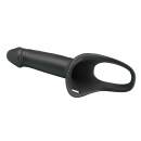 Strap-On Landon Hollow 18 cm z regulowaną nylonową uprzężą - 6