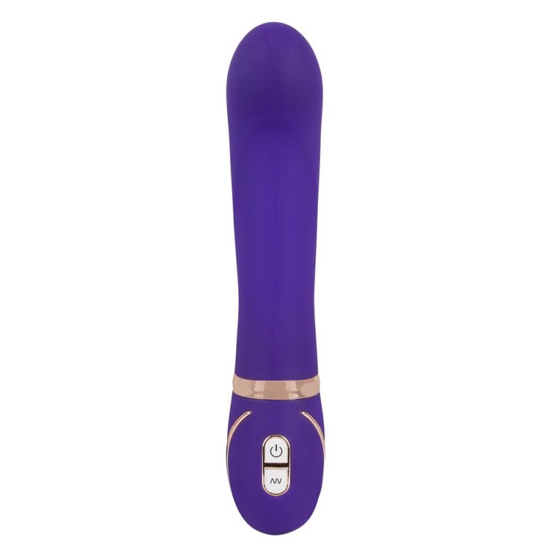 Wibrator punktowy strefy G Front Row Purple – dwuwarstwowy silikon, 7 trybów, 22 cm - 3