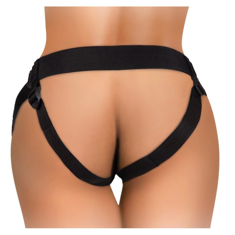 Uprząż strap-on Comfy Body Dock H z miękką płytą dokującą 13 × 14 × 5 cm, wnęką 8,6 cm i pasem 61–137 cm - 5