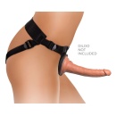 Uprząż strap-on Comfy Body Dock H z miękką płytą dokującą 13 × 14 × 5 cm, wnęką 8,6 cm i pasem 61–137 cm - 6