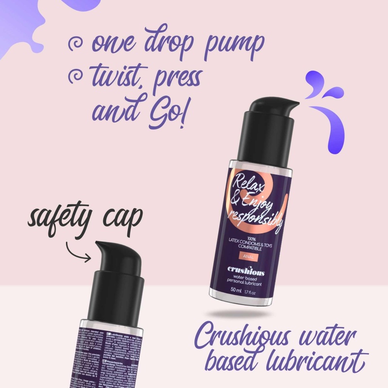 Crushious Hipoalergiczny Lubrykant Analny Wodny 50 ml - 7