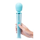 Wibrator różdżkowy Petite All That Glimmers Set Blue - kompaktowa konstrukcja, 10 prędkości, 6 wzorców, silikonowa głowica - 2