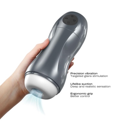 BLOWJOY VIBE — stymulator podciśnieniowo-wibracyjny z 3 trybami ssania + Boost i 10 trybami wibracji, 22 cm - 1 2