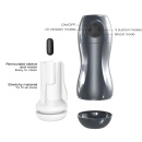 BLOWJOY VIBE — stymulator podciśnieniowo-wibracyjny z 3 trybami ssania + Boost i 10 trybami wibracji, 22 cm - 4