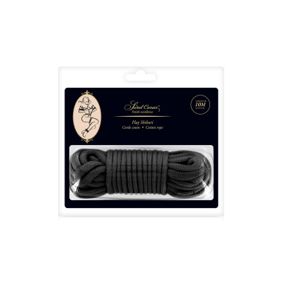 SM BONDAGE ROPE BLACK 10M (Size: T2) - 1 2