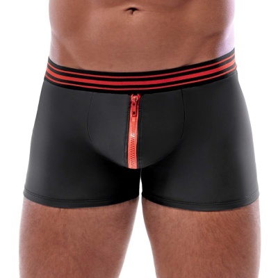 Men's Boxer Briefs black/red LP-684 - 1 2