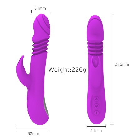 Wibrator-Ella, 7 vibration modes 3 thrusting function, Heating - 3