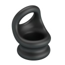 Pierścień na penisa i jądra Oberon Super Soft - silikonowy, elastyczny, 7,6 cm - 3