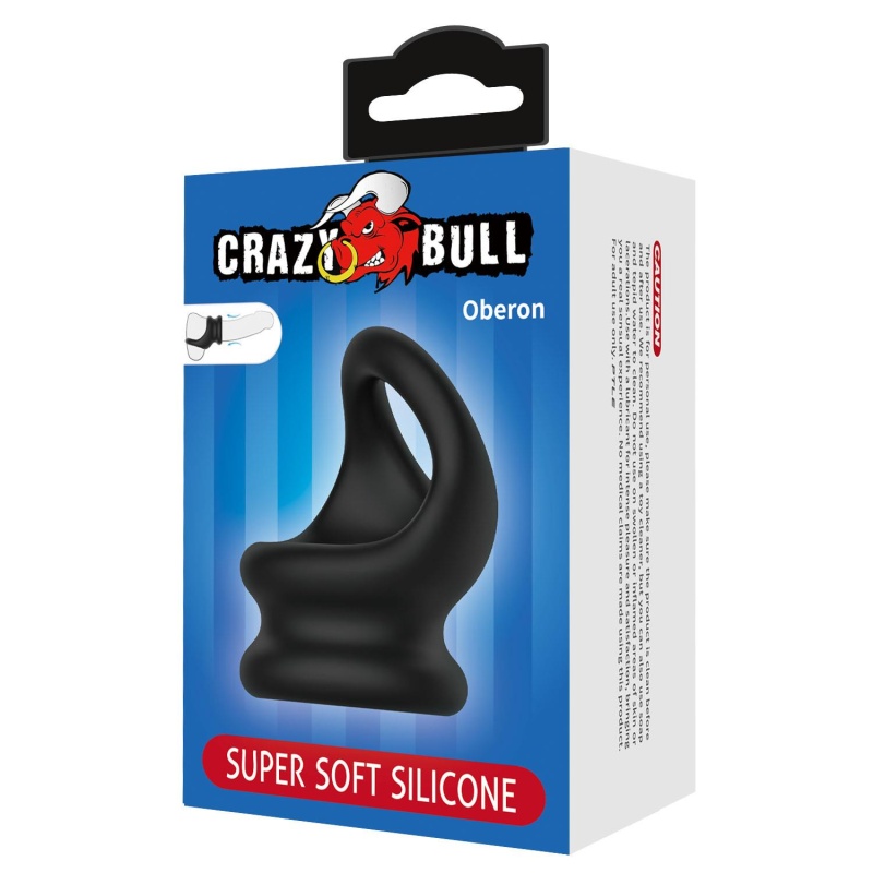 Pierścień na penisa i jądra Oberon Super Soft - silikonowy, elastyczny, 7,6 cm - 6