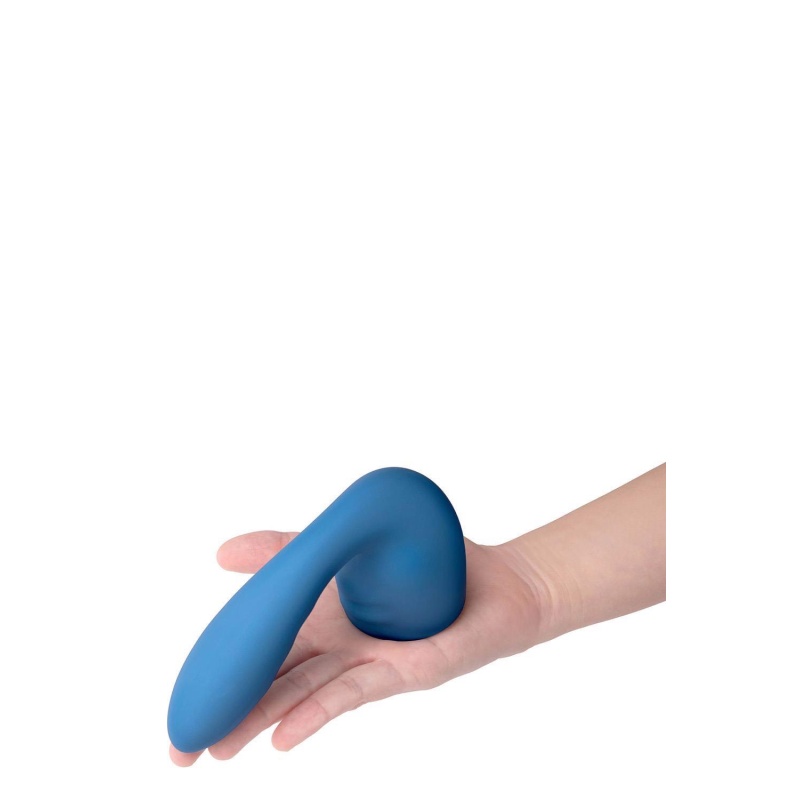 Nakładka silikonowa Le Wand Flexi Petite - giętka szyjka, długość całkowita 14,15 cm i długość wkładania 9,2 cm - 4