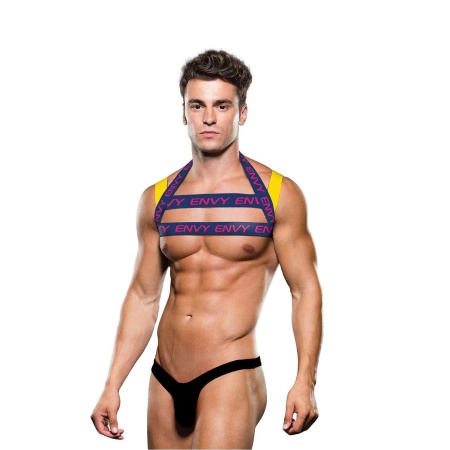 ENVY LOGO HARNESS BLUE YELLOW, L/XL - 1