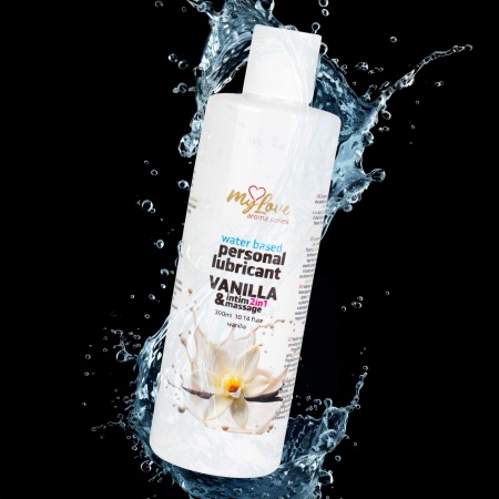 Lubrykant w żelu wodnym MyLove Aroma Series 2w1 Wanilia 300 ml - 4